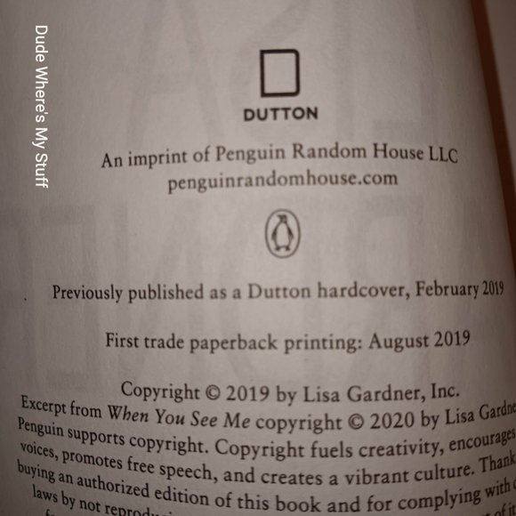 LISA GARDNER - NEVER TELL - PAPERBACK - 2019 EDITION - Picture 3 of 6